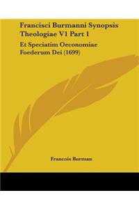 Francisci Burmanni Synopsis Theologiae V1 Part 1