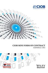 Ciob Mini Form of Contract