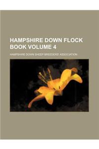 Hampshire Down Flock Book Volume 4