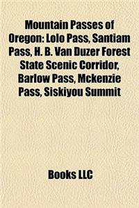 Mountain Passes of Oregon Mountain Passes of Oregon