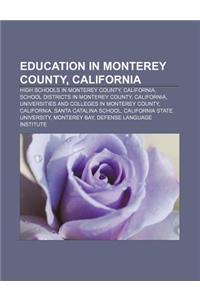 Education in Monterey County, California