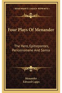Four Plays of Menander