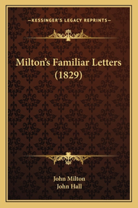 Milton's Familiar Letters (1829)