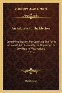 An Address To The Electors
