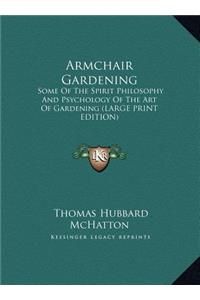 Armchair Gardening