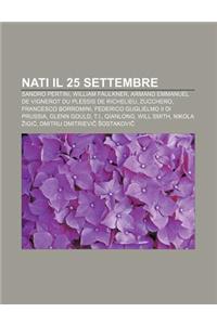 Nati Il 25 Settembre