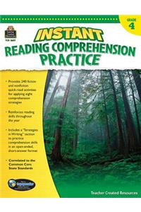 Instant Reading Comprehension Practice Grade 4