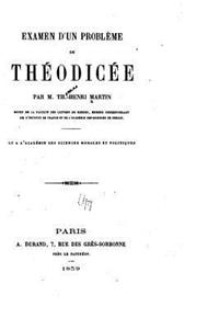 Examen d'un probleme de théodicée