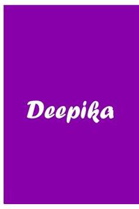 Deepika - Purple Notebook / Journal / Extended Lined Pages / Soft Matte Cover
