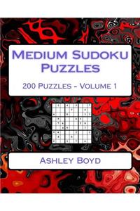 Medium Sudoku Puzzles Volume 1