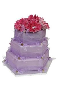 Wedding Journal Purple Wedding Cake