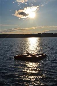 A Swim Raft on the Lake Summer Vacation Journal