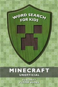 Word Search for Kids: Minecraft Unofficial