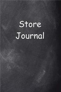 Store Journal Chalkboard Design