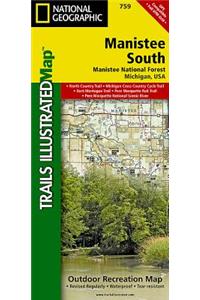 Manistee South Map [Manistee National Forest]