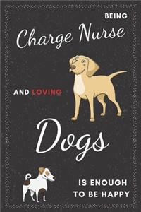 Charge Nurse & Dogs Notebook