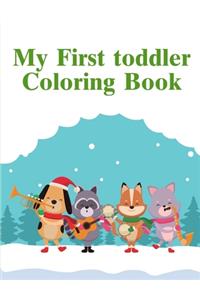 My First toddler Coloring Book