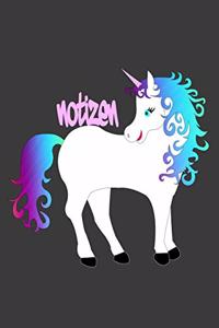 Einhorn Notizbuch
