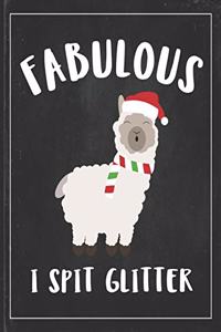 Fabulous I Spit Glitter: Cute Alpaca Gifts Llama Llama Books for Kids Gratitude Kids Journal Write & Draw Children Diary