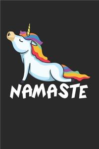 Einhorn Yoga Notizbuch