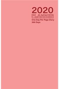 2020 Planner - One Day Per Page Diary 366 Days