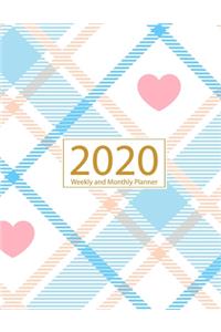 2020 Academic Planner Weekly And Monthly