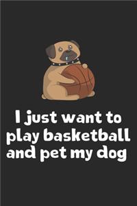 I Just want to Play Basketball And Pet My Dog