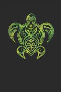 Tribal Turtle Color Splash