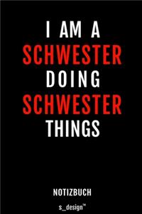 Notizbuch für Schwestern / Schwester