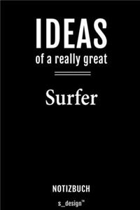 Notizbuch für Surfer