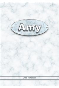 Amy - Lined Notebook