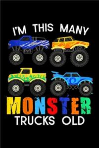 I'm This Many Monster Trucks Old