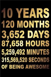 10 Years Of Being Awesome