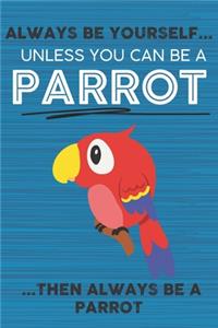 Always Be Yourself Unless You Can Be a Parrot Then Always Be a Parrot