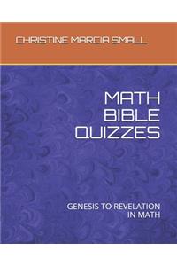 Math Bible Quizzes