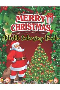 Merry Christmas Adult Coloring Book