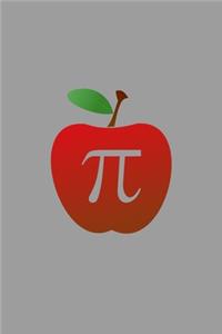 Fun Math Apple Pi Pun Notebook