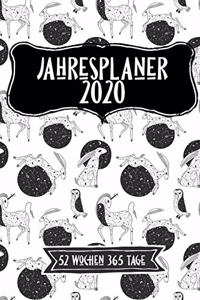 Jahreskalender 2020 52 Wochen 365 Tage