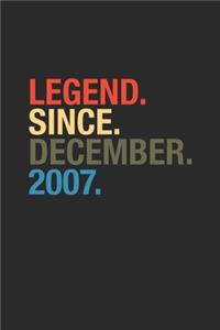Legend Since December 2007