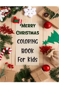 Merry christmas coloring book for kids.