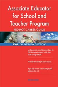 Associate Educator for School and Teacher Program RED-HOT Career; 2540 REAL Inte