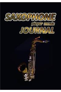 Saxophone Player Music Journal