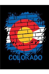 Graffiti Colorado State Flag Notebook