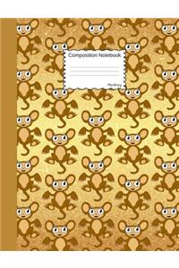 Monkey Composition Notebook