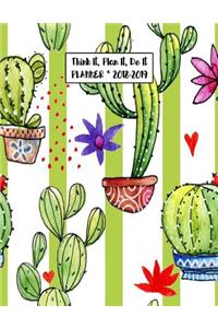Think It, Plan It, Do It Planner 2018-2019