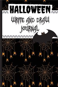 Halloween Write and Draw Journal