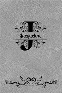 Split Letter Personalized Journal - Jacqueline