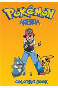 Pokemon Agenda and Coloring book: Agenda and Coloring book. Great for school kids with 58 great pokemon to color. This 117 page agenda is a perfect addition for any child going to sc