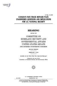 Canada's fast-track refugee plan