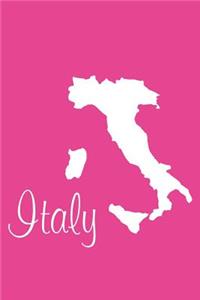 Italy - Fuchsia Blank Notebook